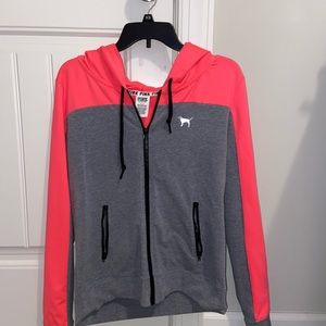 PINK full zip up jacket